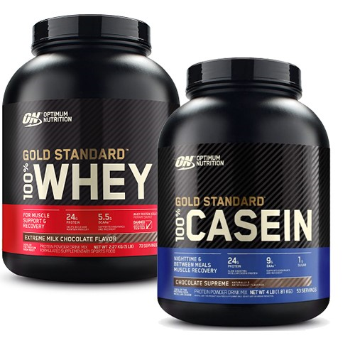 OPTIMUM NUTRITION 24HR GOLD STANDARD WHEY & CASEIN UPSIZE COMBO