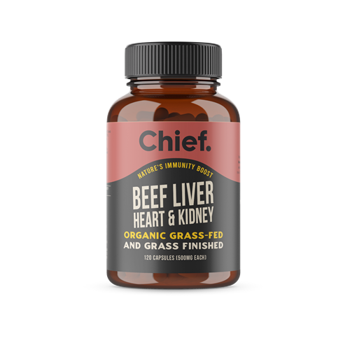 CHIEF ORGANIC BEEF LIVER, HEART & KIDNEY IMMUNITY BOOST