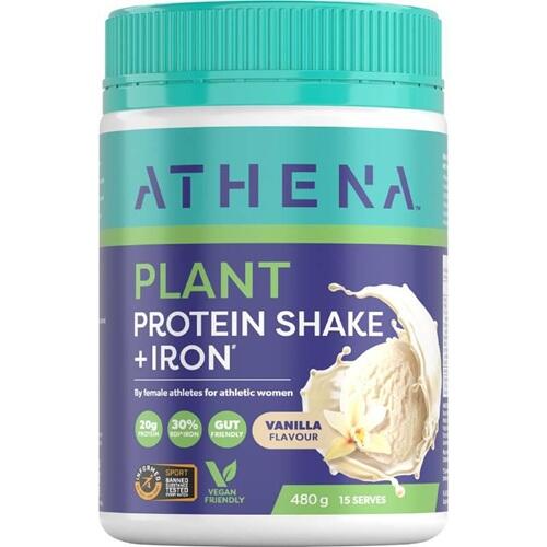 ATHENA PLANT PROTEIN SHAKE + IRON
