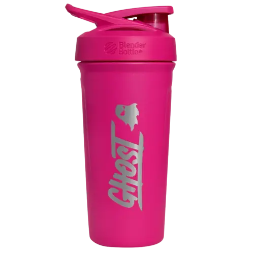 GHOST LIFESTYLE STAINLESS STEEL SHAKER HYPER PINK