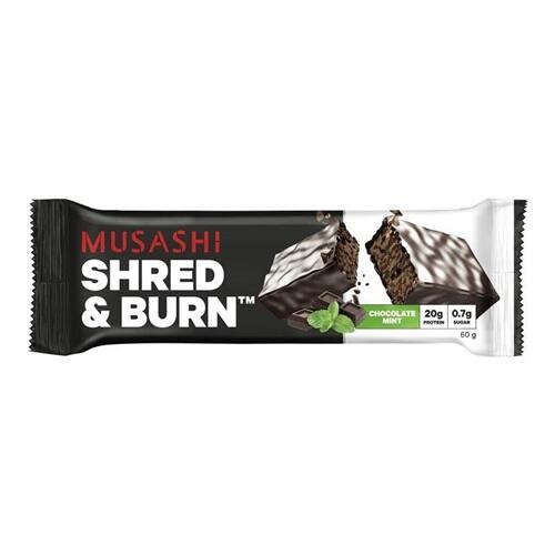 MUSASHI SHRED AND BURN SINGLE BAR