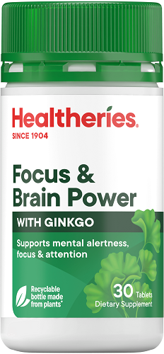 HEALTHERIES FOCUS & BRAIN POWER