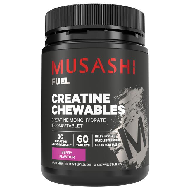 MUSASHI CREATINE CHEWABLES
