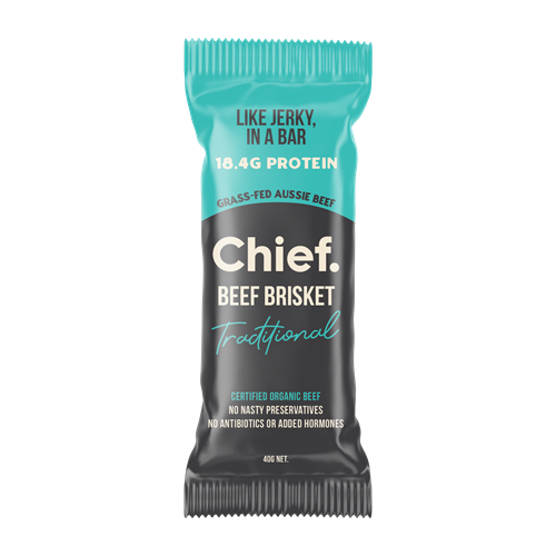 CHIEF ORGANIC GRASS FED BEEF BAR