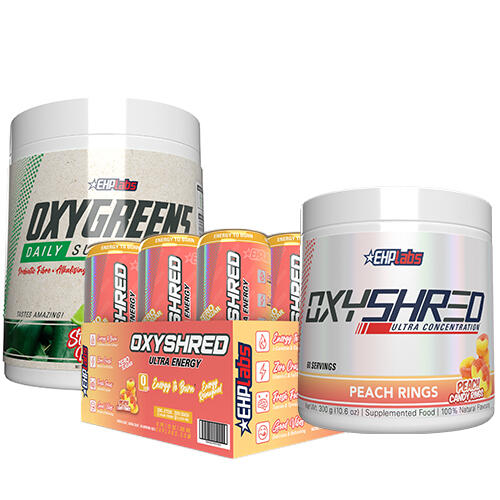 EHP LABS OXYSHRED, OXYGREENS & CANS COMBO