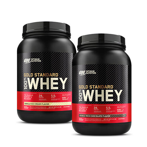 OPTIMUM NUTRITION GOLD STANDARD WHEY TWIN 2LB PACK