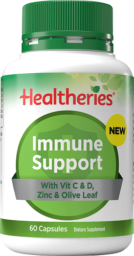 HEALTHERIES IMMUNE SUPPORT CAPSULES 60 CAPS