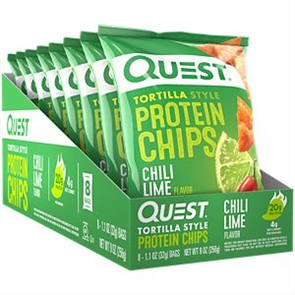 QUEST NUTRITION TORTILLA PROTEIN CHIPS 8 BAGS