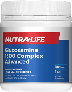 NUTRA-LIFE GLUCOSAMINE 1500 COMPLEX ADVANCED 180 TABS