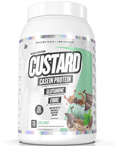 MUSCLE NATION CUSTARD CASEIN PROTEIN