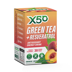 X50 GREEN TEA + RESVERATROL 30 SERVES
