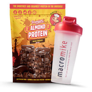 MACRO MIKE PREMIUM ALMOND PROTEIN POWDER 800G