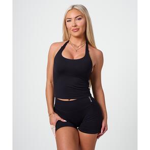 NEXUS SPORTS NUTRITION HALTER SINGLET BLACK