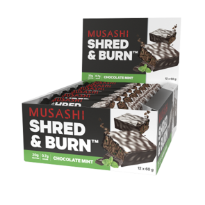 MUSASHI SHRED AND BURN PROTEIN BAR