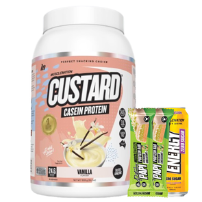 MUSCLE NATION CUSTARD CASEIN PROTEIN