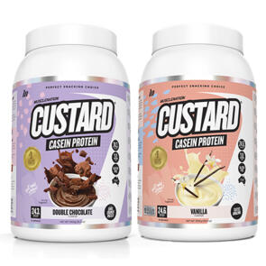 MUSCLE NATION CUSTARD CASEIN PROTEIN COMBO