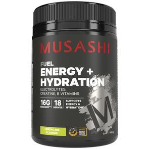 MUSASHI ENERGY + HYDRATION 450G