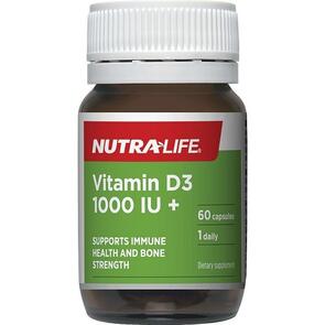 NUTRA-LIFE VITAMIN D PLUS 60 CAPS
