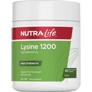 NUTRA-LIFE L-LYSINE 1200 60 TABS