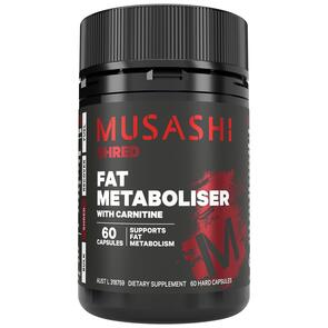 MUSASHI FAT METABOLISER + CARNITINE 60 CAPS