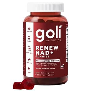 GOLI RENEW NAD+ GUMMIES 60 GUMMIES