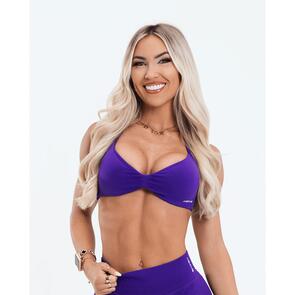 NEXUS SPORTS NUTRITION HALTER CROP ULTRA VIOLET