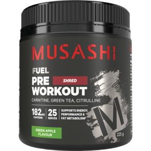 MUSASHI PRE WORKOUT SHRED 225G