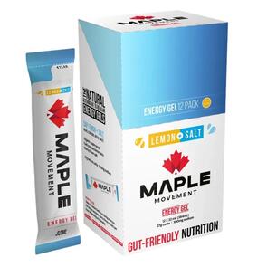 MAPLE MOVEMENT SAP LEMON + SALT ENERGY GEL 12 SACHETS