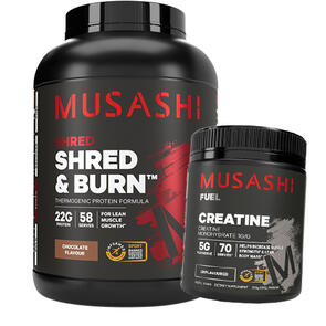 MUSASHI SHRED AND BURN PROTEIN POWDER 2 KG 