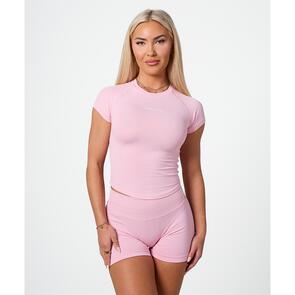 NEXUS SPORTS NUTRITION SHORT SLEEVE TOP LIGHT PINK