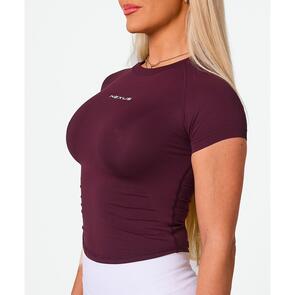 NEXUS SPORTS NUTRITION SHORT SLEEVE TOP PLUM
