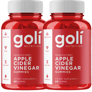 GOLI GOLI APPLE CIDER VINEGAR GUMMIES DOUBLE COMBO