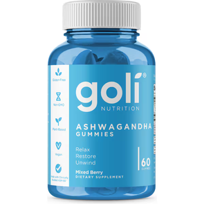 GOLI ASHWAGANDHA GUMMIES 60 SOFT CHEWS