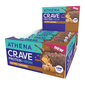 ATHENA CRAVE PROTEIN + IRON 12 BARS