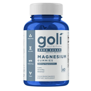 GOLI MAGNESIUM ZERO SUGAR 60 GUMMIES