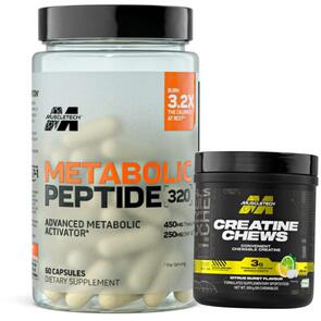 MUSCLETECH PEPTIDE 320 CAFFEINE-FREE METABOLISM FORMULA 60 CAPS