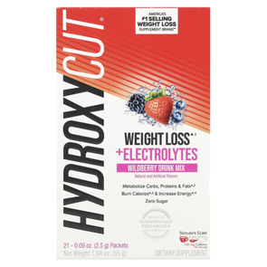 HYDROXYCUT +ELECTROLYTES WILDBERRY (US VERSION) 21 SACHETS
