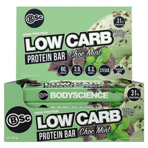 BSC BODY SCIENCE LOW CARB PROTEIN BAR BOX 12X 60G