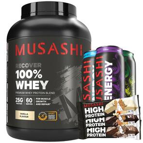 MUSASHI 100% WHEY PROTEIN 2 KG 
