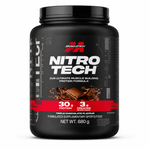 MUSCLETECH NITRO TECH WHEY PROTEIN POWDER 1.5LB