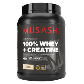 MUSASHI WHEY + CREATINE POWDER 900G
