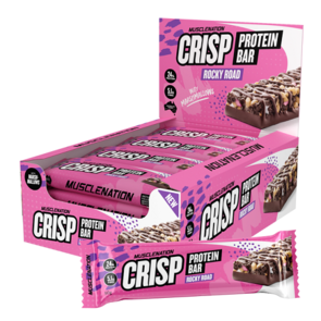 MUSCLE NATION CRISP PROTEIN BAR 12 BARS