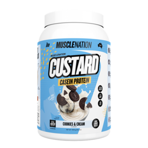 MUSCLE NATION CUSTARD CASEIN PROTEIN 1 KG 