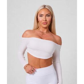 NEXUS SPORTS NUTRITION LONG SLEEVE TOP WHITE