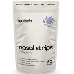 SWITCH NUTRITION NASAL STRIPS 30 STRIPS 