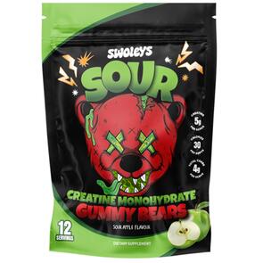 SWOLEYS CREATINE MONOHYDRATE GUMMY BEARS 12 SACHETS