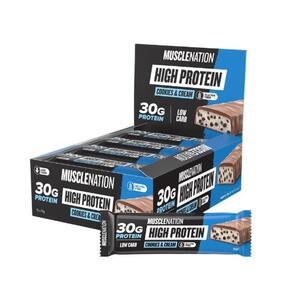 MUSCLE NATION HIGH PROTEIN BAR 12 BARS