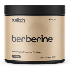 SWITCH NUTRITION BERBERINE PLUS CHROMIUM PICOLINATE 90 CAPS