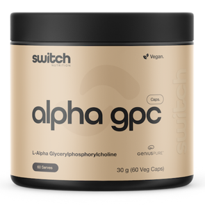 SWITCH NUTRITION ALPHA GPC 55% GENIUSPURE 60 CAPS