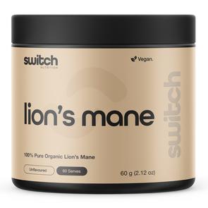 SWITCH NUTRITION PURE ORGANIC LION'S MANE POWDER 60G